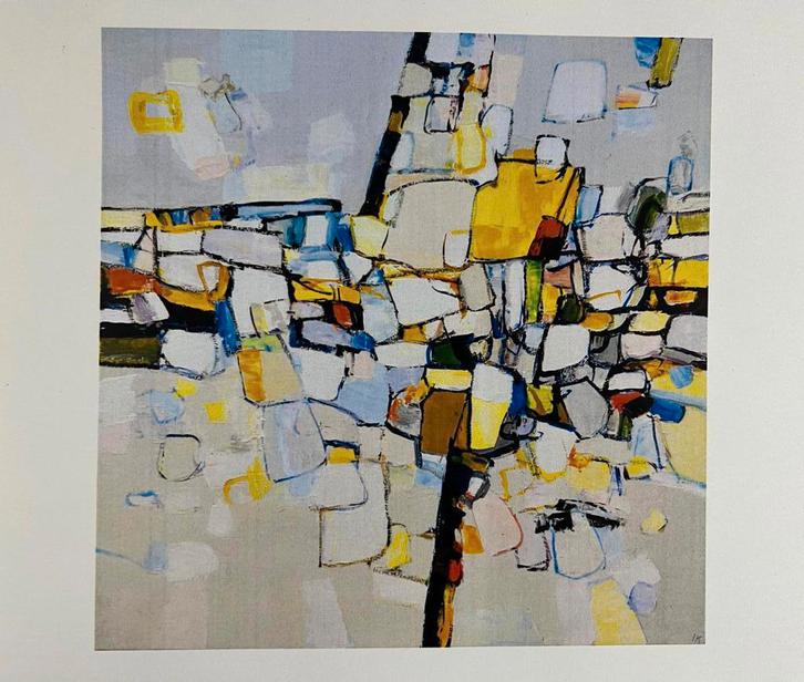 Schilderij/kunst abstractie iryna kastsova 35, Antiek en Kunst, Kunst | Litho's en Zeefdrukken, Ophalen of Verzenden