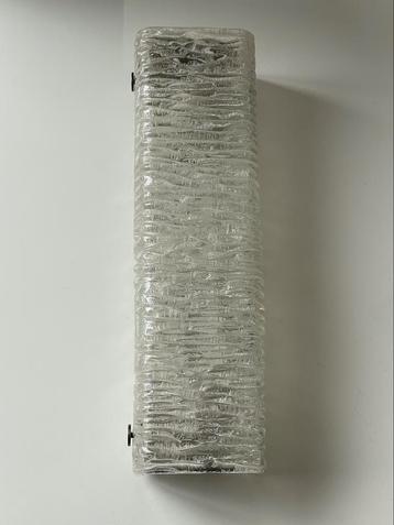 Vintage IJsglas Kaiser Leuchten Wandlamp beschikbaar voor biedingen