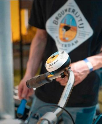 Grote fietsbel van Brouwerij 't IJ beschikbaar voor biedingen
