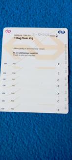 1 dag trein vrij, 7stucks, Tickets en Kaartjes