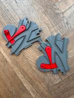 Lego Duplo Trein Wissels 3775 (2 stuks), Kinderen en Baby's, Speelgoed | Duplo en Lego, Ophalen of Verzenden, Gebruikt, Losse stenen