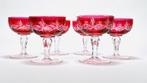 997. Kristallen wijnglazen, eerste helft 20e eeuw, Bohemen