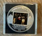 Rembrandt Zilveren Herdenkingsmunt - Huwelijk en Nachtwacht, Postzegels en Munten, Vóór koninkrijk, Zilver, Losse munt, Overige waardes