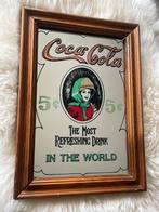Vintage Coca-Cola Spiegel "The Most Refreshing Drink", Antiek en Kunst, Ophalen, Rechthoekig, Minder dan 50 cm, Minder dan 100 cm