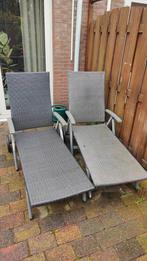 Ligbedden tuin - verstelbaar, Tuin en Terras, Ligbedden, Ophalen, Gebruikt, Aluminium