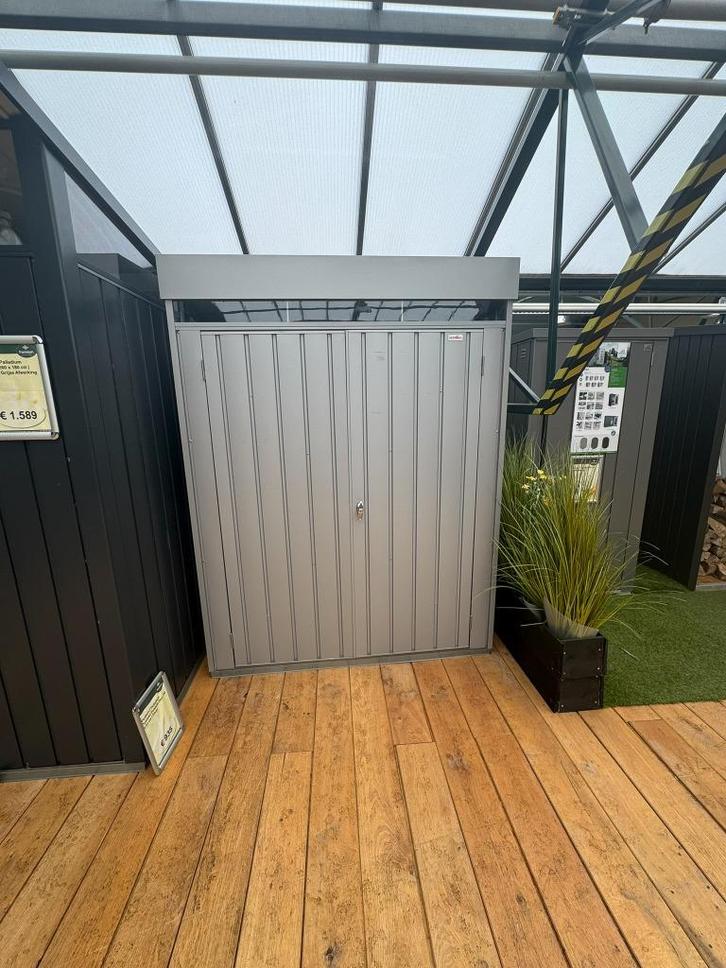 Showmodel Palladium - OP = OP, Tuin en Terras, Bergingen en Tuinkasten, Zo goed als nieuw, Overige typen, Overige materialen, Ophalen