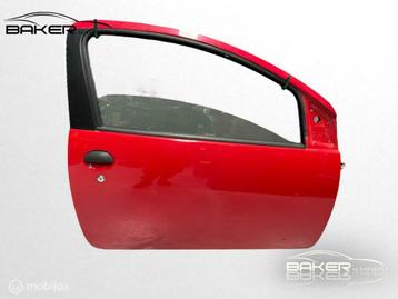 Portier rechtsvoor rood KJH 3-deurs Citroen C1 I ('05-'15) beschikbaar voor biedingen