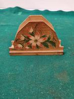 servethouder van hout beschilderd, Ophalen of Verzenden, 'T Olde Gre-j, Info@toldegrej.nl, Endepoelstraat 20f Didam