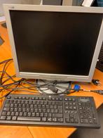 Beeldscherm en toetsenbord, Computers en Software, Ophalen, Gebruikt, 60 Hz of minder