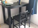 Bartafel IKEA met 2 barkrukken, Huis en Inrichting, Barren, Ophalen, Gebruikt