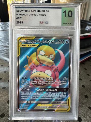 Pokemon Slowpoke & Psyduck 217/236 Unified Minds Gem Mint beschikbaar voor biedingen