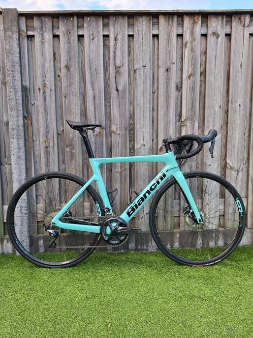 Bianchi ARIA AERO Ultegra disk 11SP mt 55cm, Kleur Celeste., Fietsen en Brommers, Fietsen | Racefietsen, Gebruikt, Overige merken