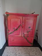 Roze Kastje met bloemen en takken, Antiek en Kunst, Ophalen