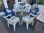 Set van 6 tuinstoelen, Ophalen, Gebruikt, Kunststof