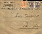 Duitse Rijk - Frankering - 1920, Postzegels en Munten, Brieven en Enveloppen | Buitenland, Ophalen of Verzenden, Envelop