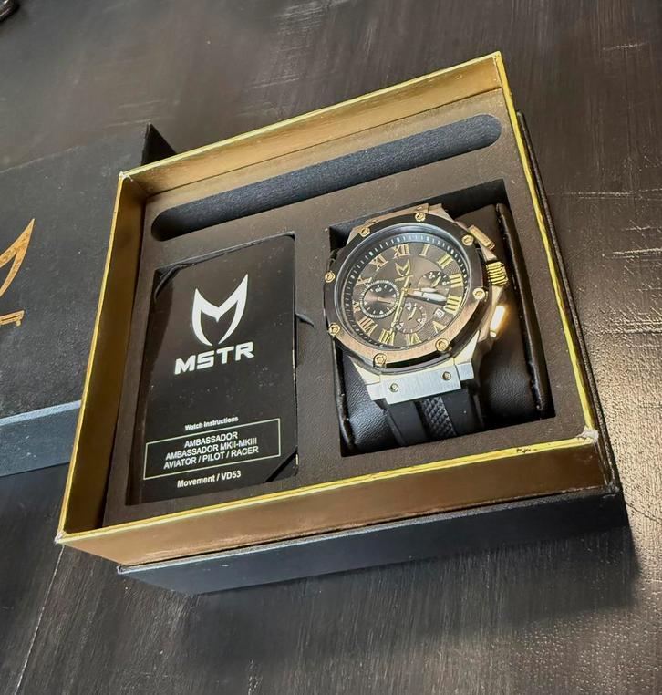MSTR Ambassador MKIII Horloge, Sieraden, Tassen en Uiterlijk, Horloges | Heren, Zo goed als nieuw, Overige merken, Ophalen of Verzenden