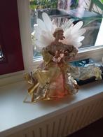 Vintage Engel goud met verlichting, Diversen, Kerst, Ophalen