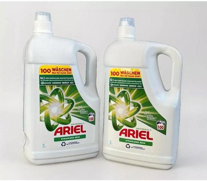 Ariël wasmiddel - 100 wasbeurten, Huis en Inrichting, Schoonmaakartikelen, Ophalen of Verzenden