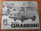 Mitsubishi Cimarron folder 1980 Filipijnen, Gelezen, Ophalen of Verzenden, Mitsubishi, Mitsubishi Motors