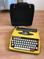Vintage Retro Gele Vendex V & D Winkel draagbare typemachine, Diversen, Typemachines, Gebruikt, Vendex@ven.nl, Ophalen of Verzenden