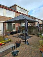 Metalen overkapping kleur zwart 4x4m, Tuin en Terras, Overkappingen, Ophalen, Gebruikt, Overige typen
