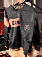 BANLIEUE Performance Trainingspak grijs/roze Unisex S/M ZGAN, Kleding | Heren, Ophalen of Verzenden, Zo goed als nieuw, Grijs