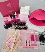 Pink Gellac complete set (met rubber en peel base!), Make-up, Ophalen of Verzenden, Handen en Nagels, Zo goed als nieuw