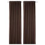 IKEA Curtians for sale, Ophalen, 100 tot 150 cm, Bruin, 200 cm of meer