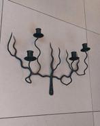 Kaarsenhouder, metaal 35x45x14 hxbxdiepte. zwart., Kleding | Dames, Ophalen of Verzenden