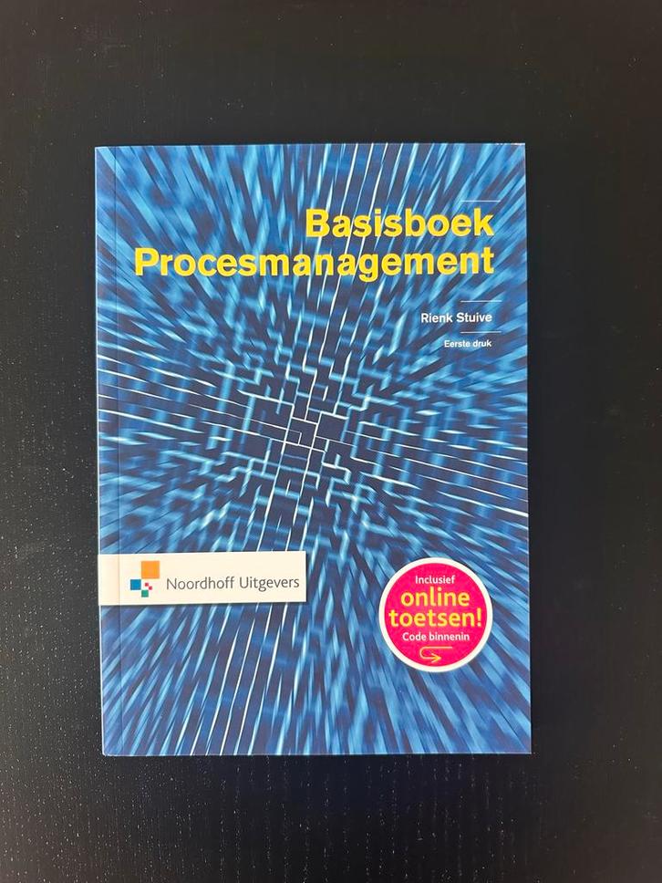 Basisboek Procesmanagement - R. Stuive, Boeken, Studieboeken en Cursussen, Zo goed als nieuw, HBO, Beta, Ophalen of Verzenden