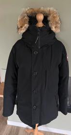 Canada goose chateau parka zwart maat L, Kleding | Heren, Ophalen, Zo goed als nieuw, Zwart