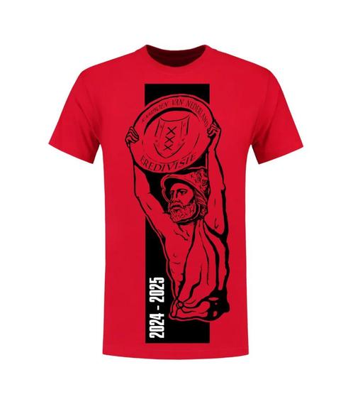 Landskampioen T-shirt Ajax - Kampioen Eredivisie, Kleding | Heren, Overige Herenkleding, Nieuw, Verzenden