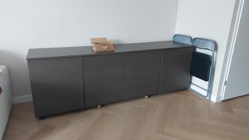 TV KAST - OPBERGKAST - EIKENBRUIN, Huis en Inrichting, Kasten | Dressoirs, Gebruikt, 25 tot 50 cm, Ophalen