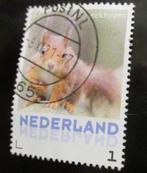 postzegel nederland recent eekhoorn nederland 1, Ophalen of Verzenden, Gestempeld