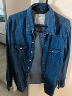 Spijkerblouse 38/40 m, Kleding | Dames, Blouses en Tunieken, Ophalen of Verzenden, Zo goed als nieuw, Maat 38/40 (M), Blauw