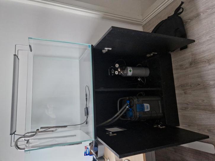 Complete aquascaping set te koop, Dieren en Toebehoren, Vissen | Aquaria en Toebehoren, Gebruikt, Leeg aquarium, Ophalen
