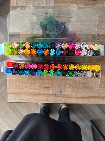 Ecoline Brush Pens - 60 stuks - Zo goed als nieuw! beschikbaar voor biedingen