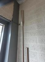 Strakke RVS vloerlamp, Ophalen of Verzenden, Gebruikt, Metaal, Strak modern