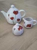 Theepot met melkkannetje en suikerpot, Overige typen, Ophalen of Verzenden, Zo goed als nieuw, Overige stijlen