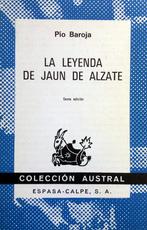 Pío Baroja - La leyenda de Jaun de Alzate (SPAANSTALIG), Boeken, Ophalen of Verzenden, Gelezen, Fictie