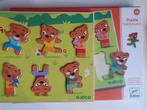 Houten puzzel Teddymatch, 2 tot 4 jaar, Gebruikt, Ophalen of Verzenden, Van hout