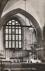 IJmuiden bij Beverwijk Kanaalstraat interieur nh kerk, Verzamelen, Ansichtkaarten | Nederland, Ophalen of Verzenden, 1940 tot 1960