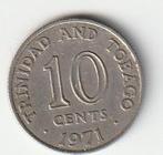 10  cent  1971  Trinidad en Tobago. km. 3   ( 0,30 ), Postzegels en Munten, Munten | Amerika, Ophalen of Verzenden, Noord-Amerika