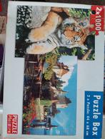 2 puzzels 1000 stukjes, Ophalen, Zo goed als nieuw