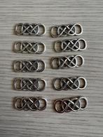 10 metal pieces beads connectors for jewel making, Ophalen of Verzenden, Zo goed als nieuw, Kraal