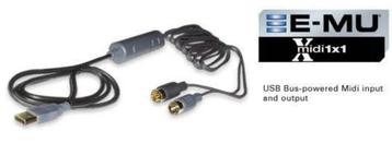 E-MU MIDI 1x1 USB interface beschikbaar voor biedingen