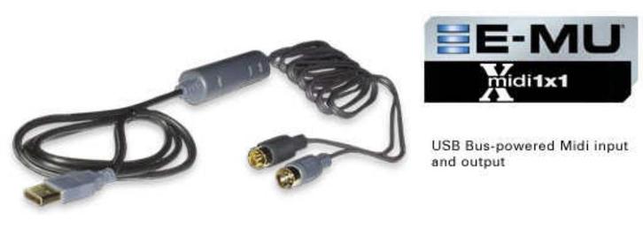 E-MU MIDI 1x1 USB interface, Muziek en Instrumenten, Midi-apparatuur, Zo goed als nieuw, Ophalen of Verzenden
