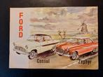 Ford CONSUL ZEPHYR brochure folder origineel NL, Ophalen of Verzenden, Zo goed als nieuw, Ford