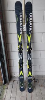 Skies incl. stokken, skischoenen met tas en skihelm, Sport en Fitness, Ophalen, 160 tot 180 cm, Gebruikt, Salomon