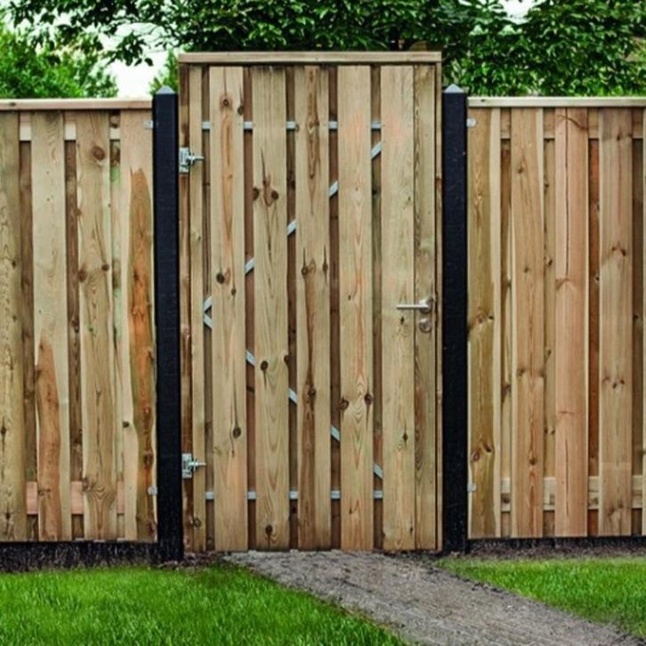 Schuttingdeur grenen H195xB100, Tuin en Terras, Schuttingen, Nieuw, Hout, 1 tot 2 meter, Minder dan 3 meter, Ophalen